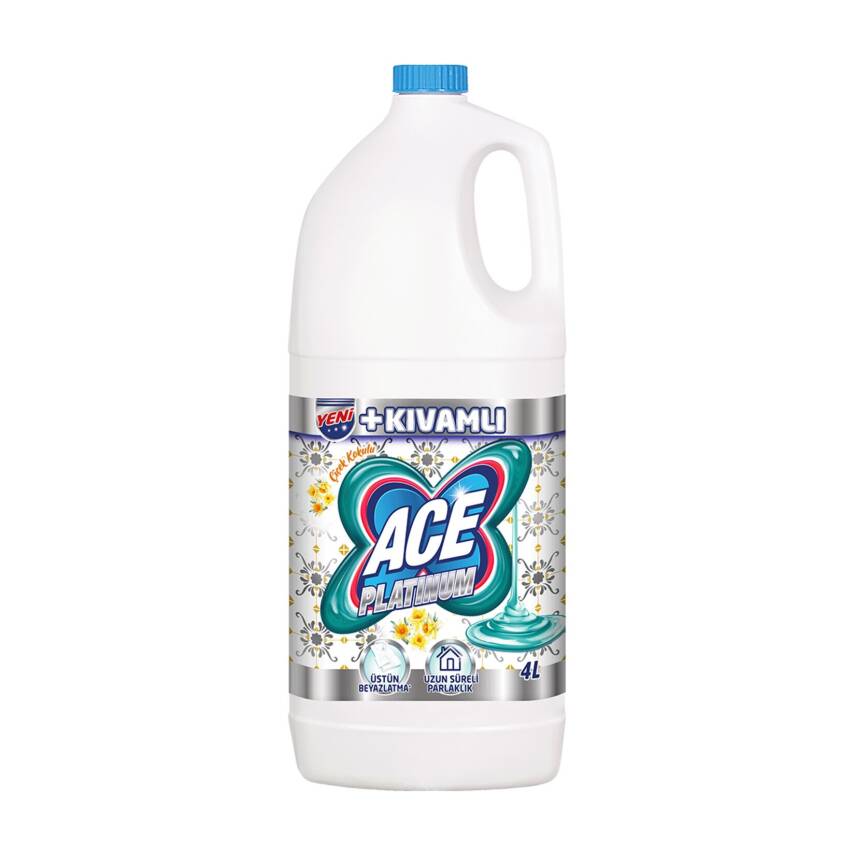 Ace Platinum Çiçek Kokulu Çamaşır Suyu 4 L - 1