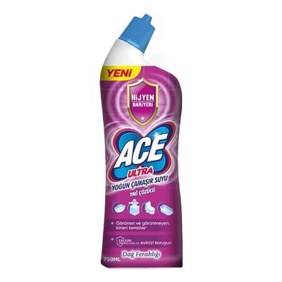 Ace Ultra Kıvamlı Çamaşır Suyu Dağ Ferahlığı 750 Ml - Ace