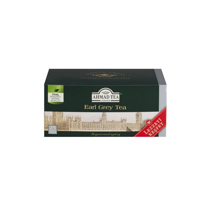 Ahmad Tea Earl Grey Bardak Poşet Çay 25'li 50 G - 1