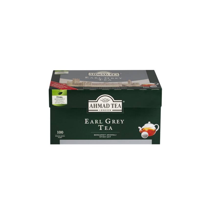 Ahmad Tea Earl Grey Demlik Poşet Çay 100'lü 320 G - 1