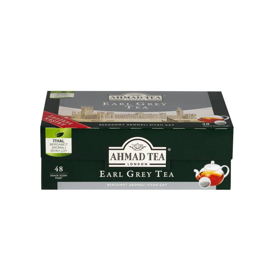 Ahmad Tea Earl Grey Demlik Poşet Çay 48'li 153,6 G - 1
