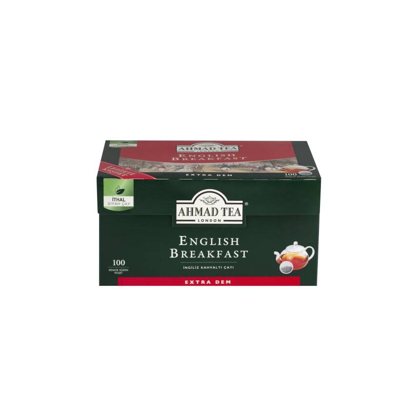 Ahmad Tea English Breakfast Demlik Poşet Çay 100'lü 320 G - 1