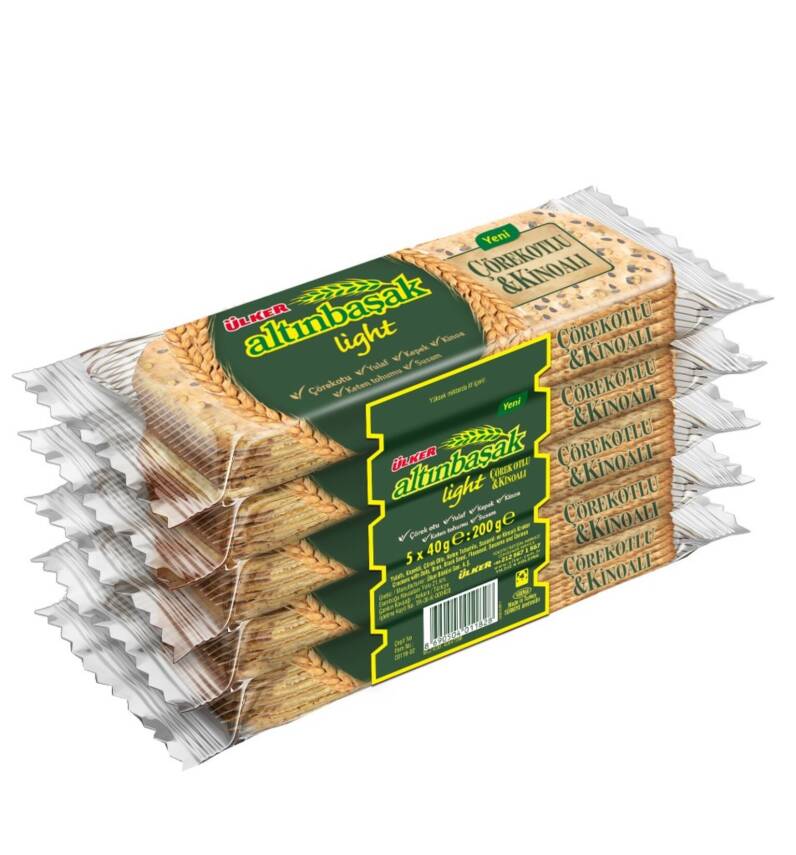 Altınbaşak Çörek Otlu & Kinoalı Kraker 5 x 40 G - 1