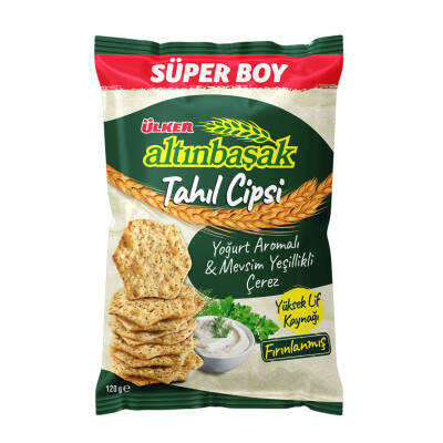 Altınbaşak Yoğurtlu & Mevsim Yeşillikli Tahıl Cipsi 120 G - Ülker