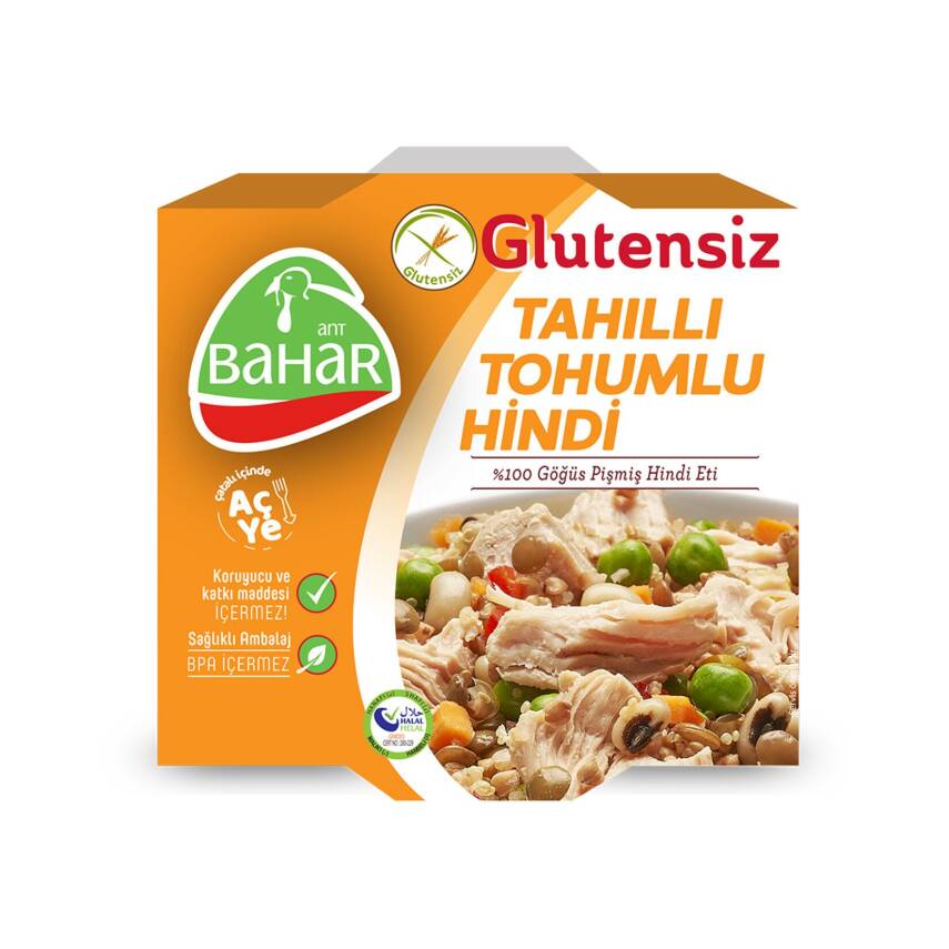 Ant Bahar Glutensiz Tahıllı Tohumlu Hindi Konserve 185 G - 1