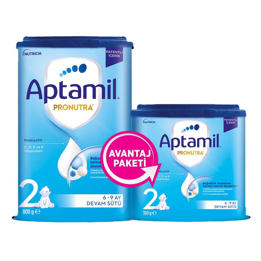 Aptamil Pronutra 2 Devam Sütü 800+350 G - 1
