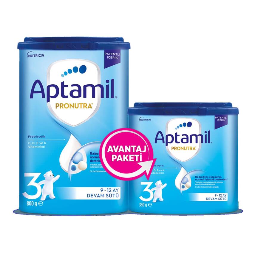 Aptamil Pronutra 3 Devam Sütü 800+350 G - 1