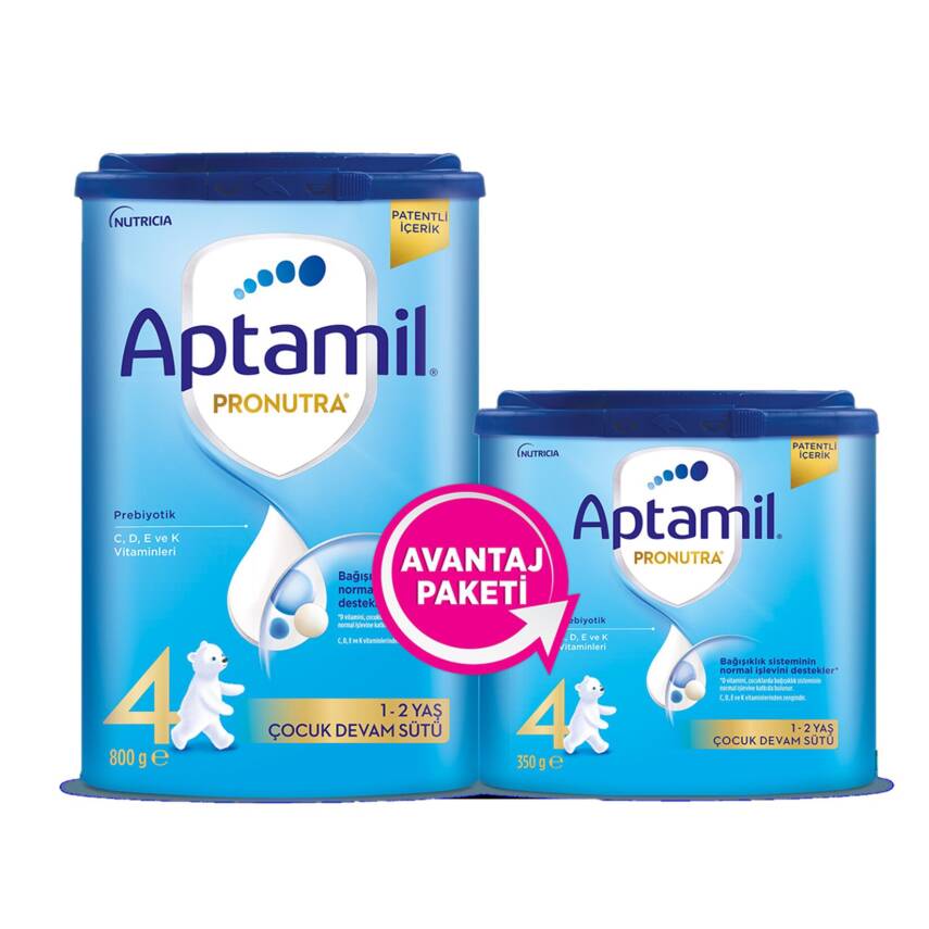 Aptamil Pronutra 4 Devam Sütü 800+350 G - 1