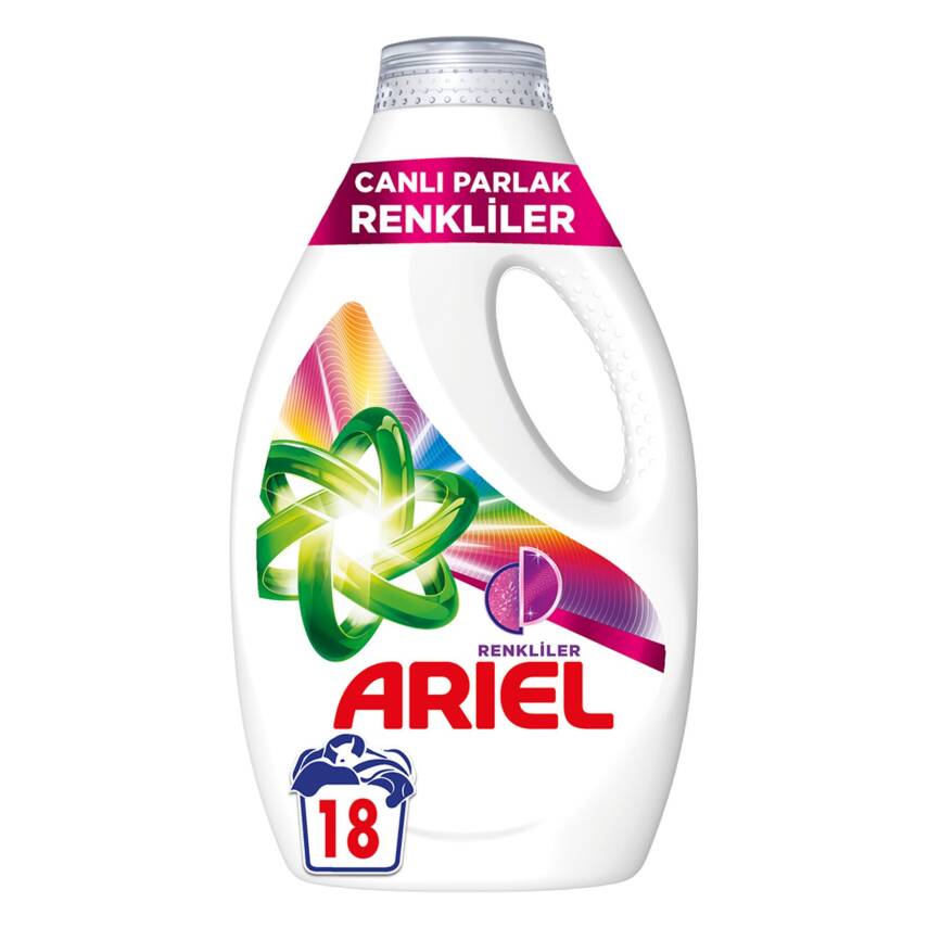 Ariel Sıvı Deterjan Renkliler 18 Yıkama 900 Ml - 1