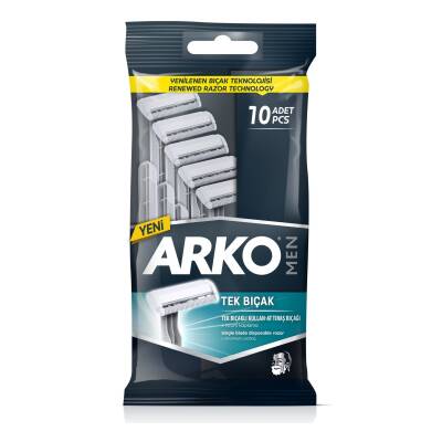 Arko Men Tek Bıçak Tıraş Bıçağı 10'lu - Arko