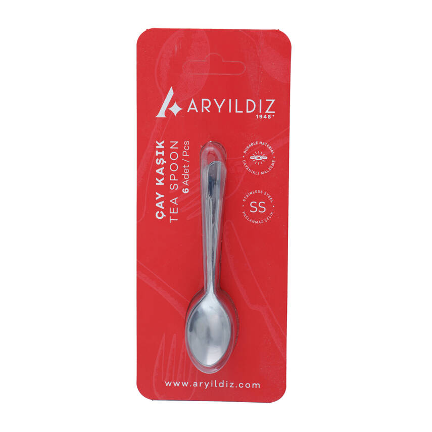 Aryıldız Deniz Vakumlu Çay Kaşık 6'lı - 1