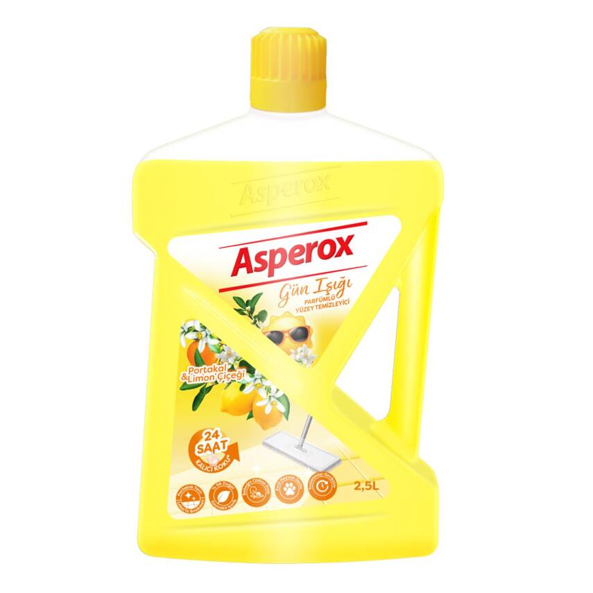 Asperox Yüzey Temizleyici Portakal & Limon 2.5 L - 1