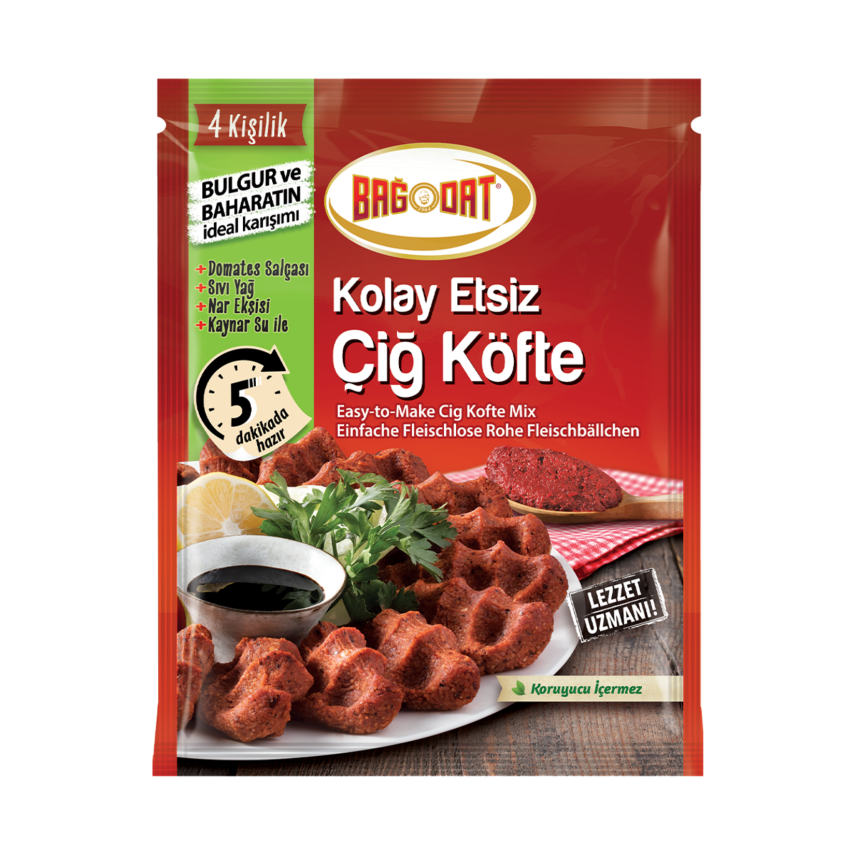 Bağdat Kolay Etsiz Çiğ Köfte 120 G - 1