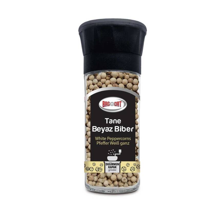 Bağdat Tane Beyaz Biber Değirmen Kapak 59 G - 1