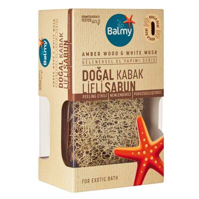 Balmy Kabak Lifli Sabun Amber Wood&White Musk 125 G - Balmy Naturel