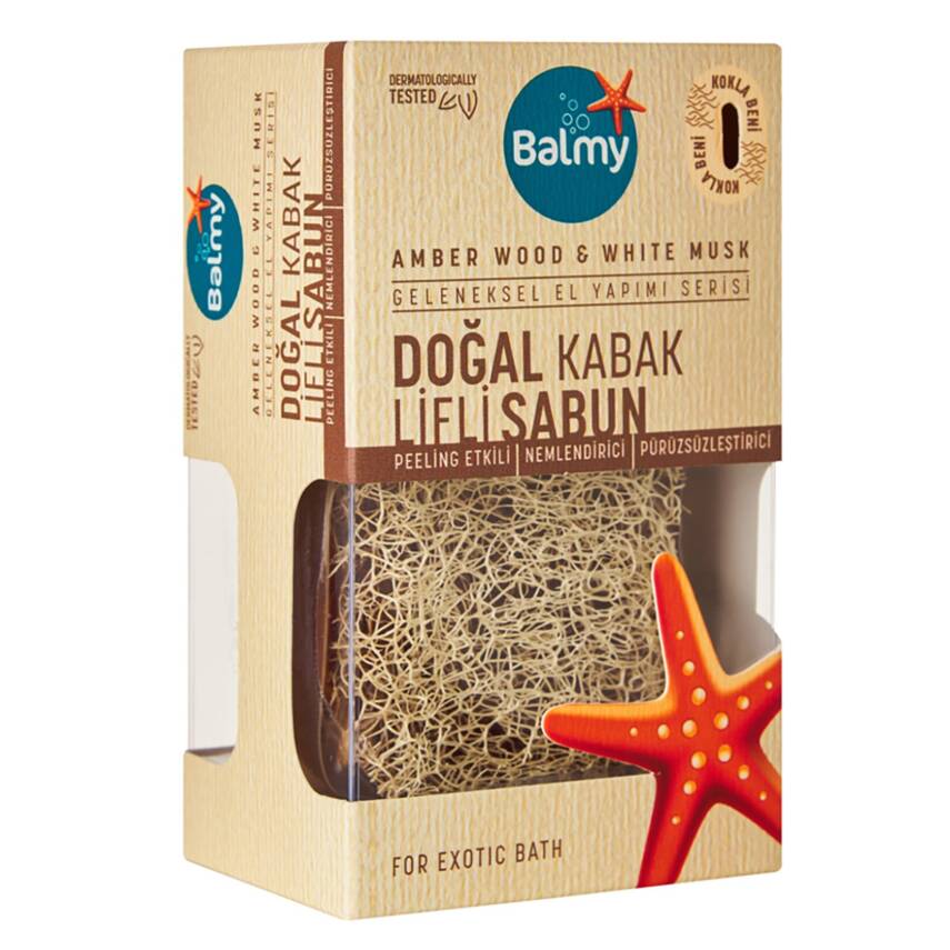 Balmy Kabak Lifli Sabun Amber Wood&White Musk 125 G - 1
