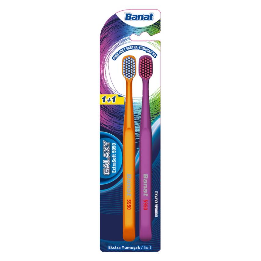 Banat Galaxy Extrasoft 5950 Diş Fırçası (1+1) - 1