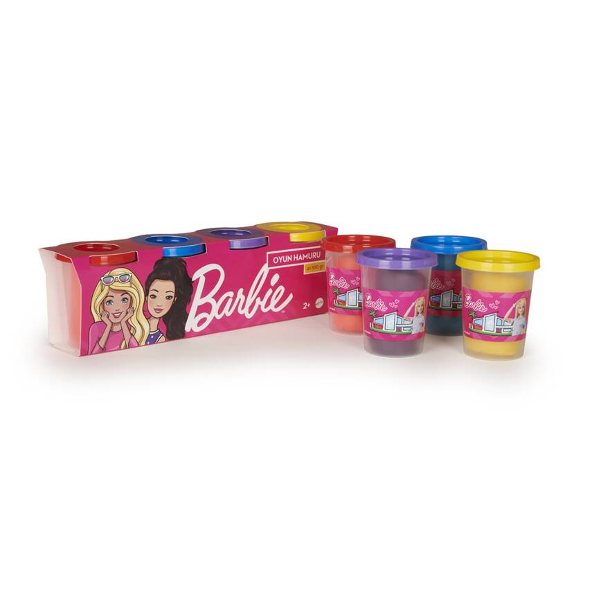 Barbie Oyun Hamuru 4X100 G - 1