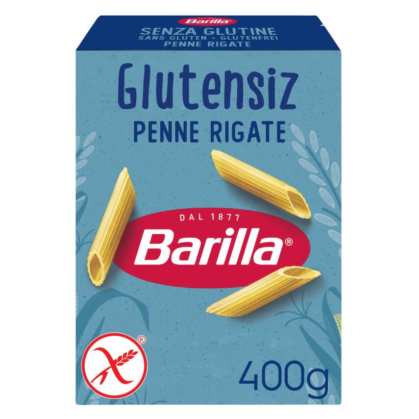 Barilla Glutensiz Penne Rigate (Kalem) Makarna 400 G - 1
