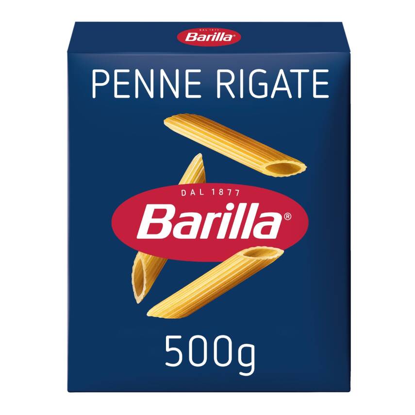 Barilla Penne Rigate (Kalem) Makarna 500 G - 1