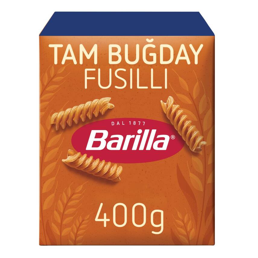 Barilla Tam Buğday Burgu Makarna (Integrale Fusilli) 400 G - 1