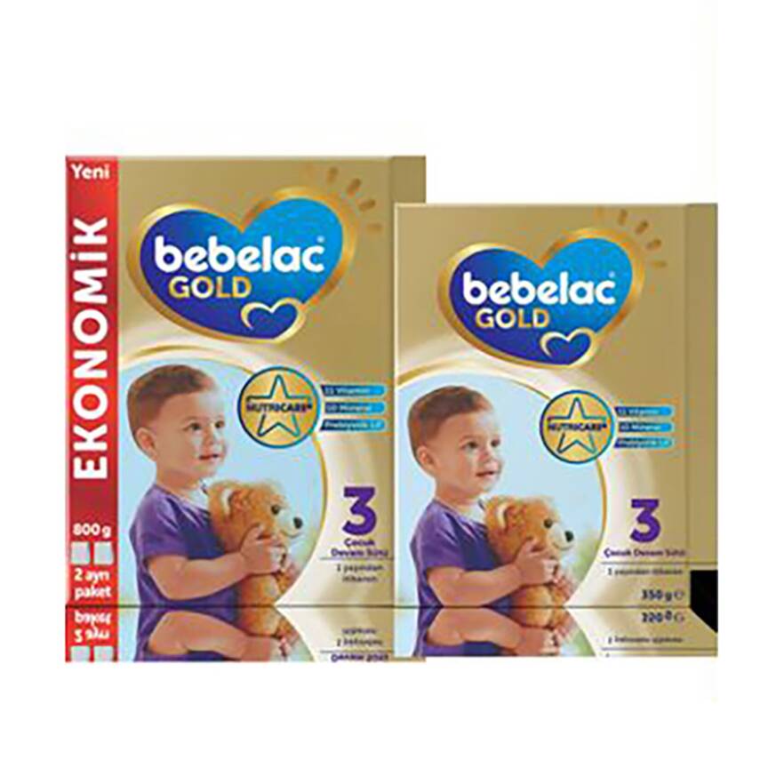 Bebelac Gold Devam Sütü 3 800 G + Bebelac Gold 350 G - 1