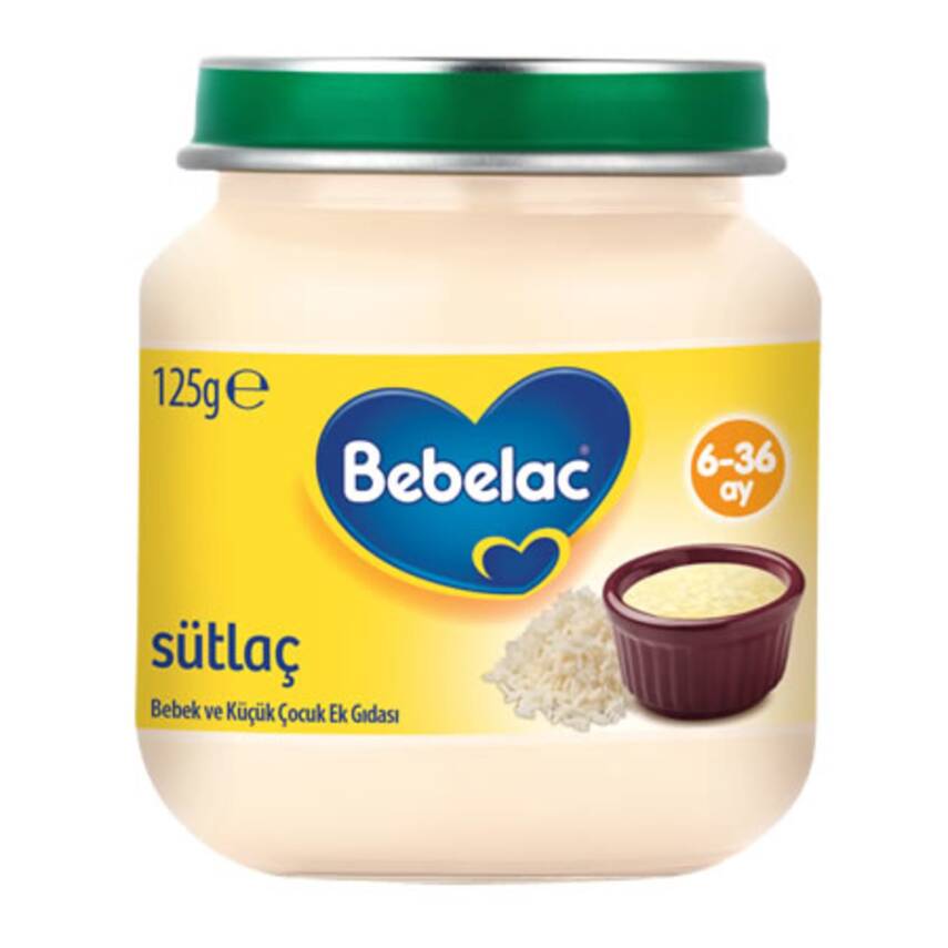 Bebelac Sütlaç Kavanoz 125 G 6+ Ay - 1