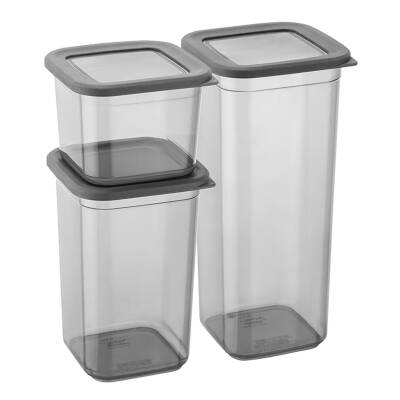 Bee Home Kare Saklama Kabı 3'lü Set Eko - Bee