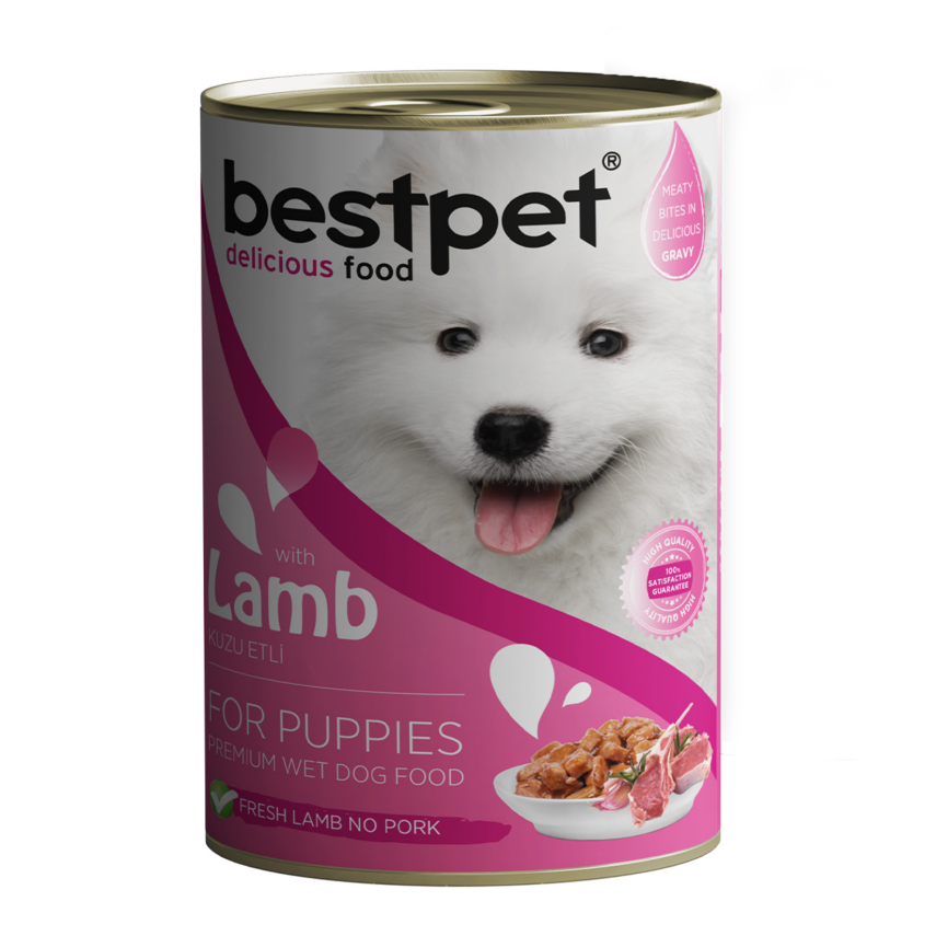 Bestpet Kuzu Etli Yavru Köpek Konservesi 400 G - 1