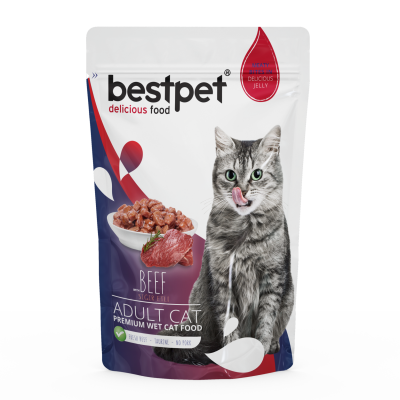 Bestpet Premium Sığır Etli Pouch 85 G - Bestpet