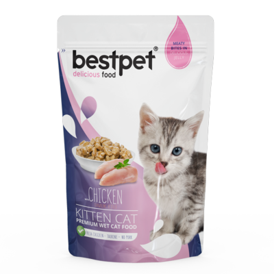Bestpet Premium Tavuklu Kedi Pouch 85 G - Bestpet