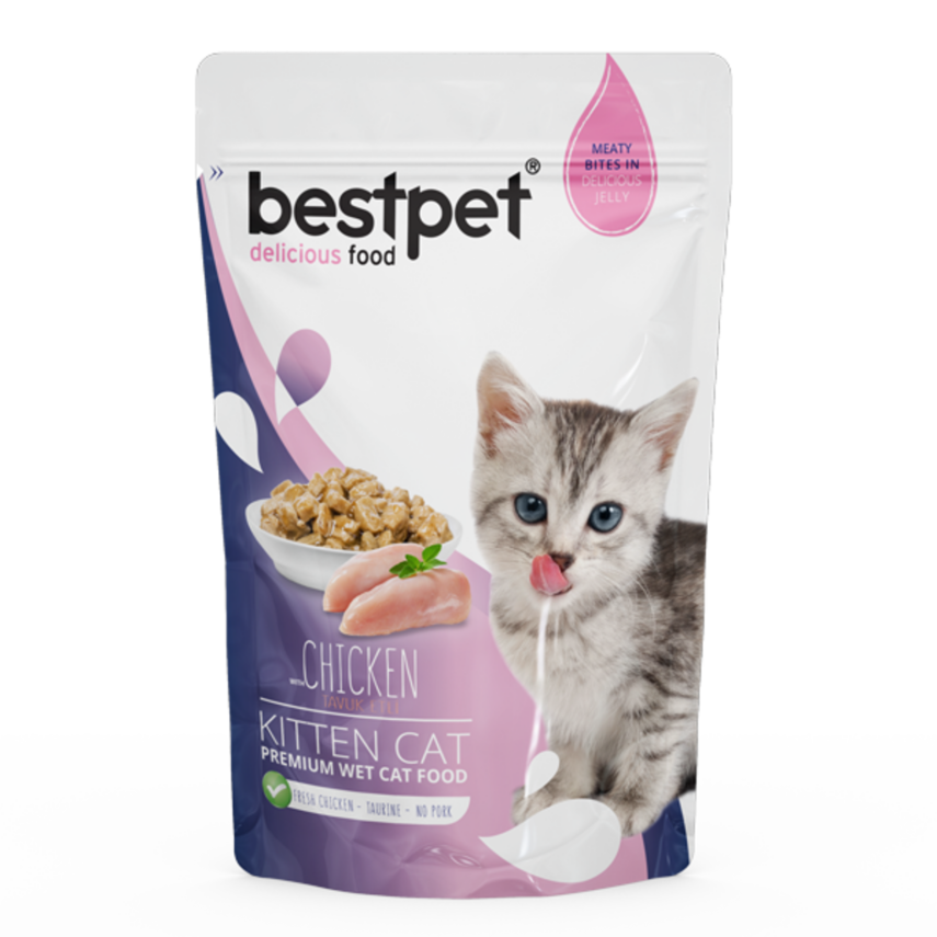 Bestpet Premium Tavuklu Kedi Pouch 85 G - 1