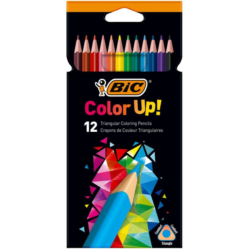 BIC Color Up Kuru Boya Kalemi 12'li Kutu - 1