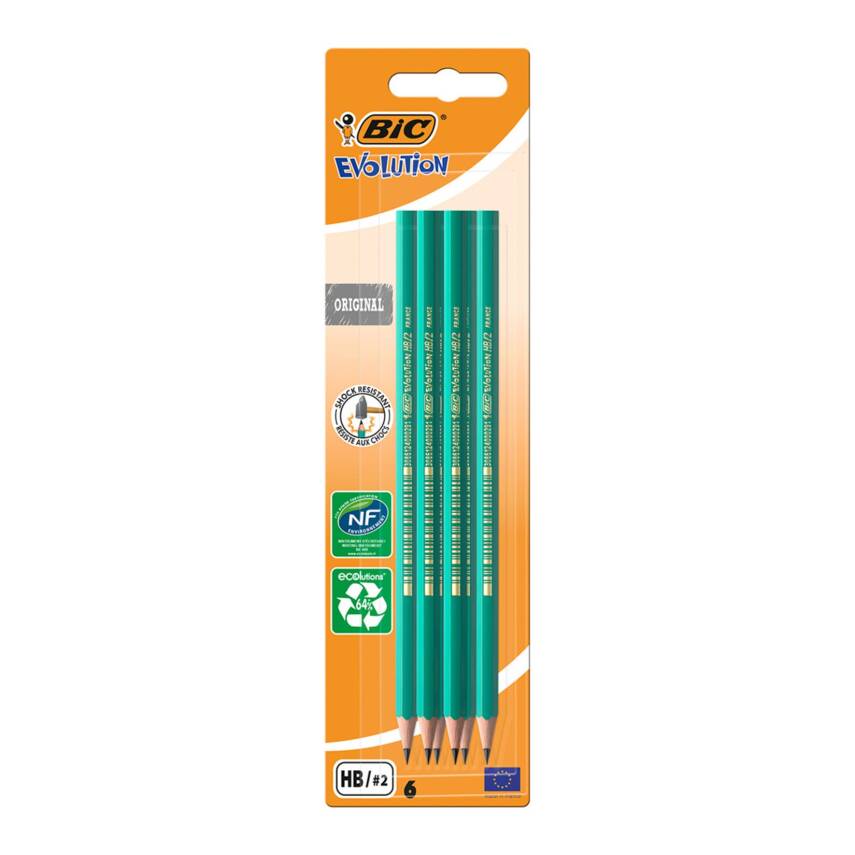 Bic Evolution 650 Kurşun Kalem 6'lı - 1