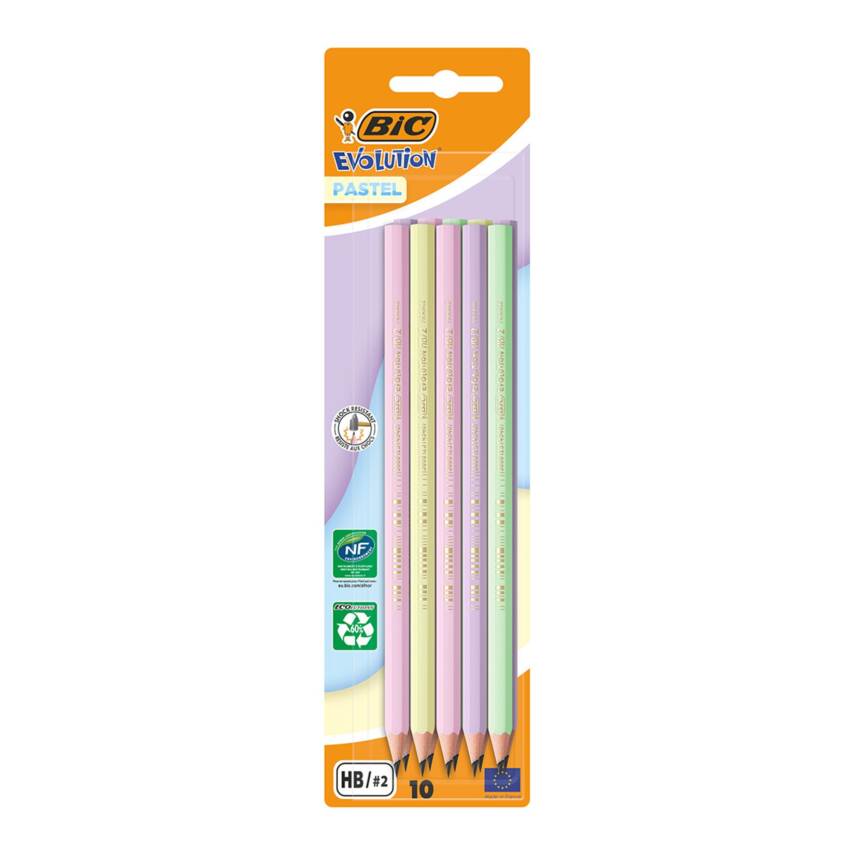 Bic Kurşun Kalem Pastel 10'lu - 1