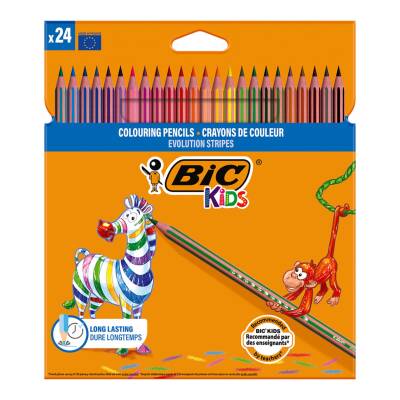 Bic Stripes Kuru Boya Kalemi 24'lü - BIC
