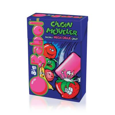 Big Babol Çılgın Meyveler Karışık Meyve Aromalı Sakız 36 G - Big Babol