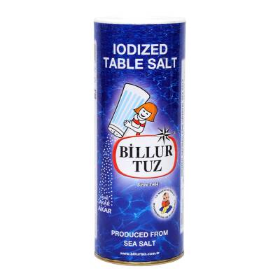 Billur Tuz İyotlu Sofra Tuzu Karton 500 G - Billur