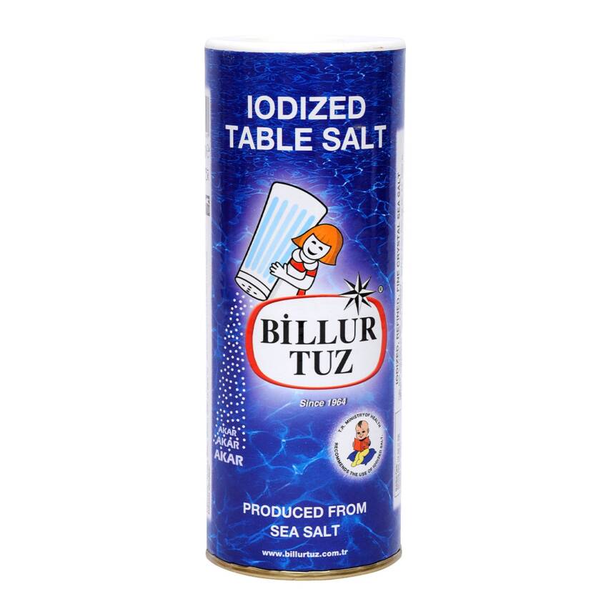 Billur Tuz İyotlu Sofra Tuzu Karton 500 G - 1