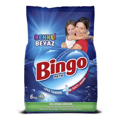 Bıngo Matik Konsantre 6 Kg Renkli & Beyaz - Bingo