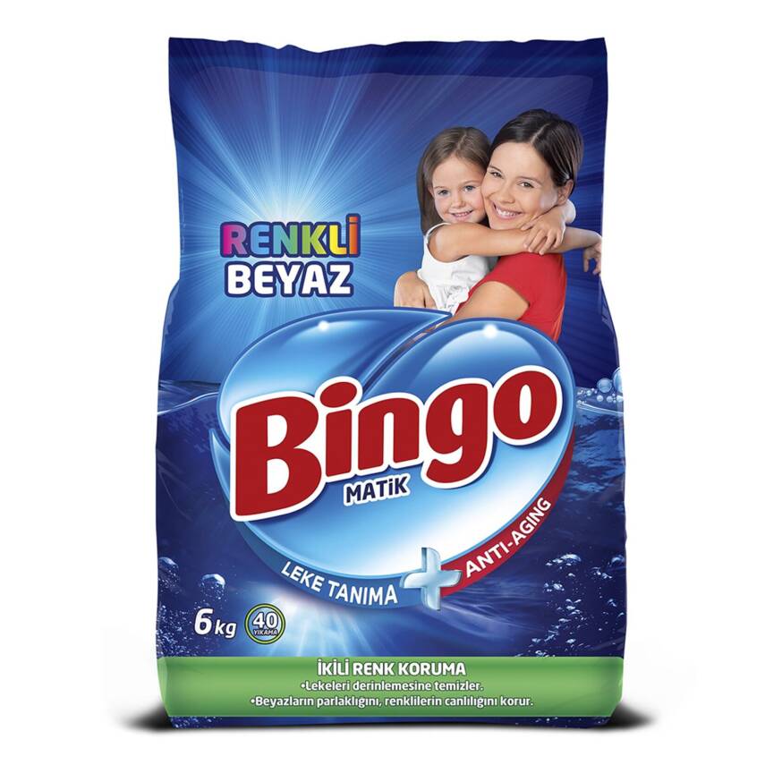 Bıngo Matik Konsantre 6 Kg Renkli & Beyaz - 1