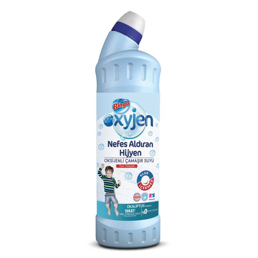 Bingo Oksijen Çamaşır Suyu Okaliptüs 750 Ml - 1