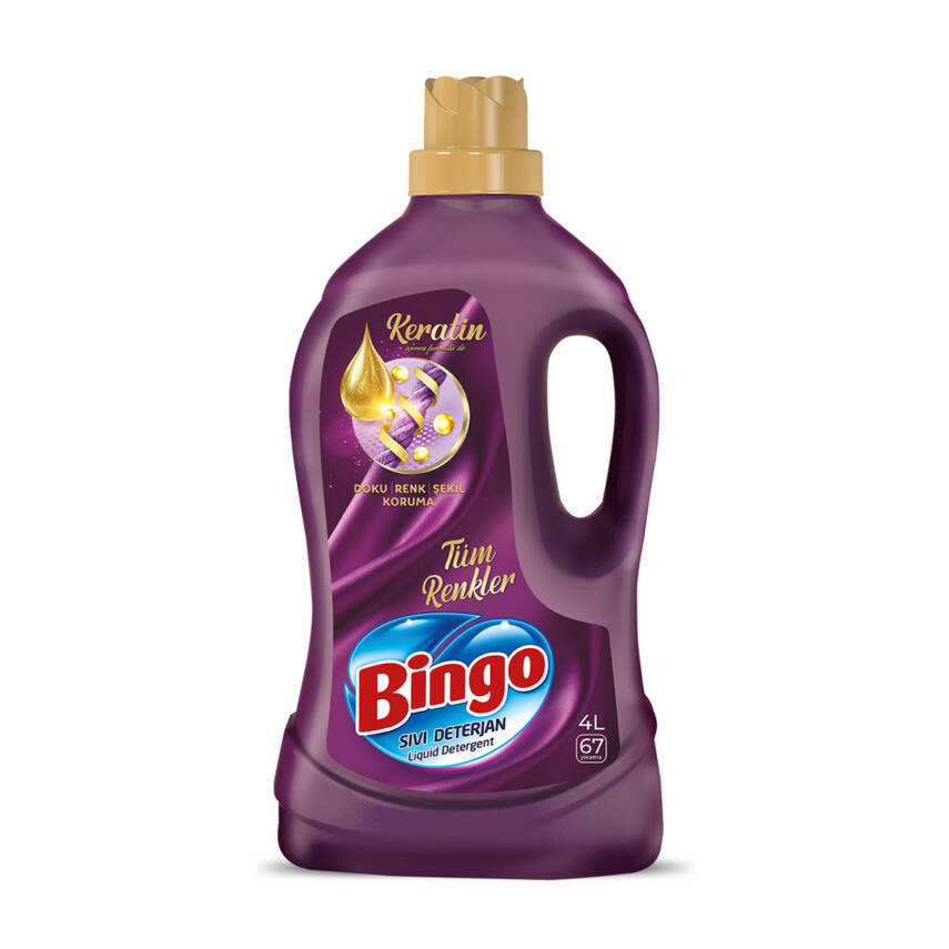 Bingo Sıvı Deterjan Bakım 4 L Onaran Koruma 67 Yıkama - 1