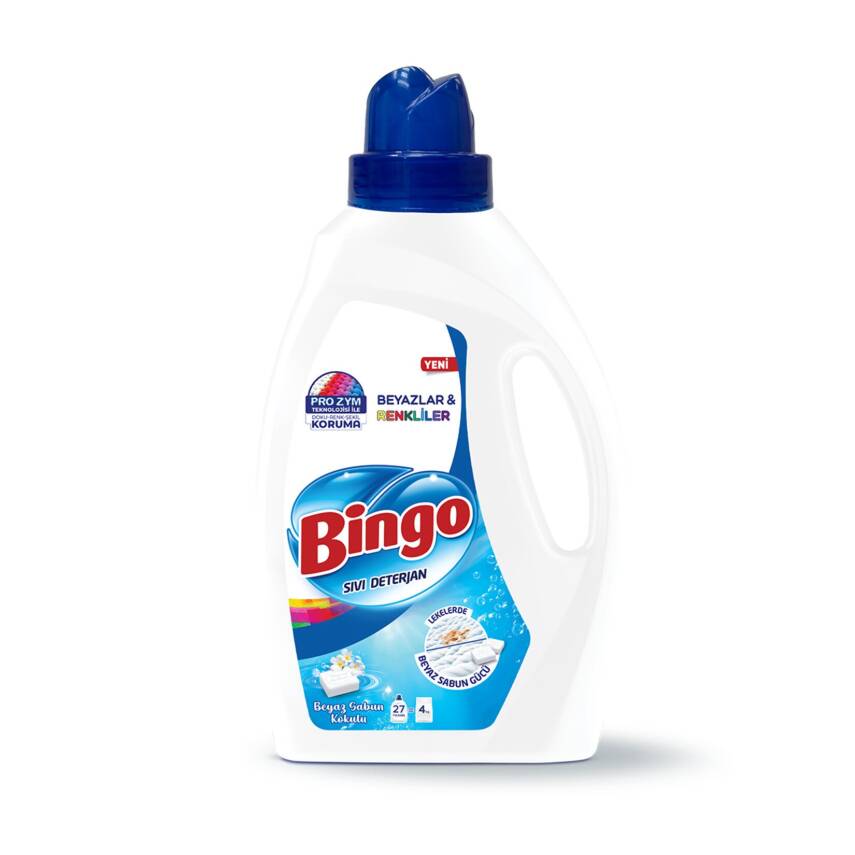 Bingo Sıvı Deterjan Beyaz Sabun 1.755 L - 1