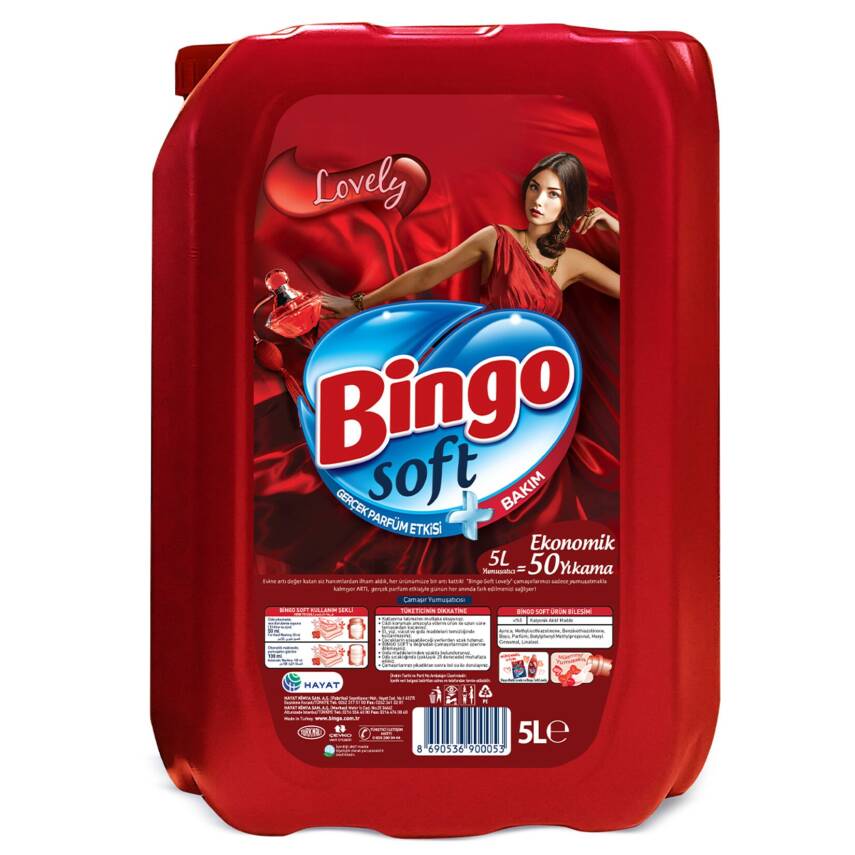 Bingo Soft Yumuşatıcı 5 L Lovely - 1