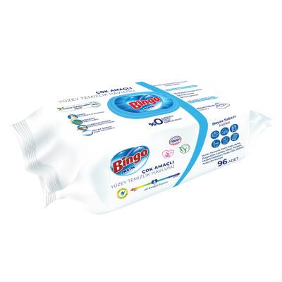 Bingo Yüzey Temizlik Havlusu Beyaz Sabun 96'lı - Bingo