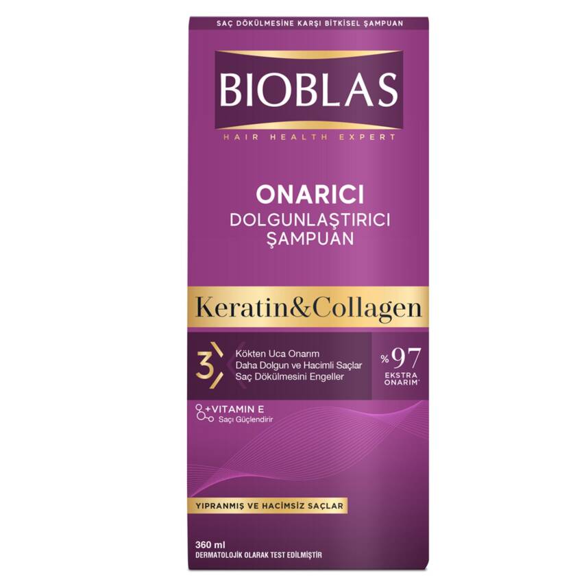 Bioblas Keratin & Kolajen Şampuan 360 Ml - 1