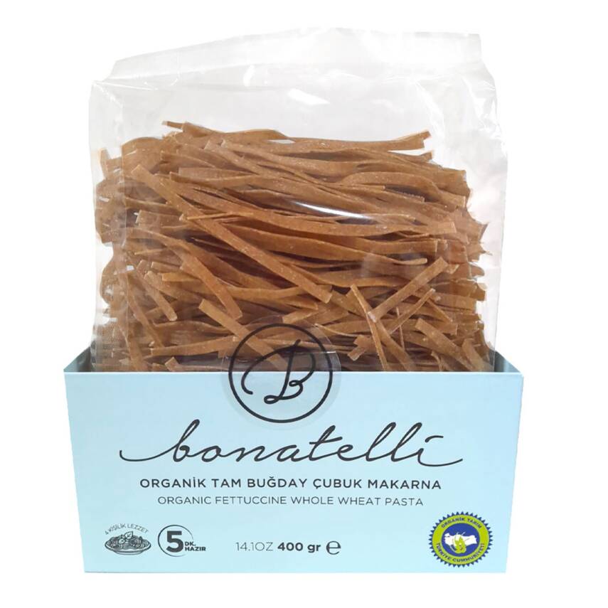Bonatelli Organik Vegan Tam Buğday Çubuk 400 G - 1
