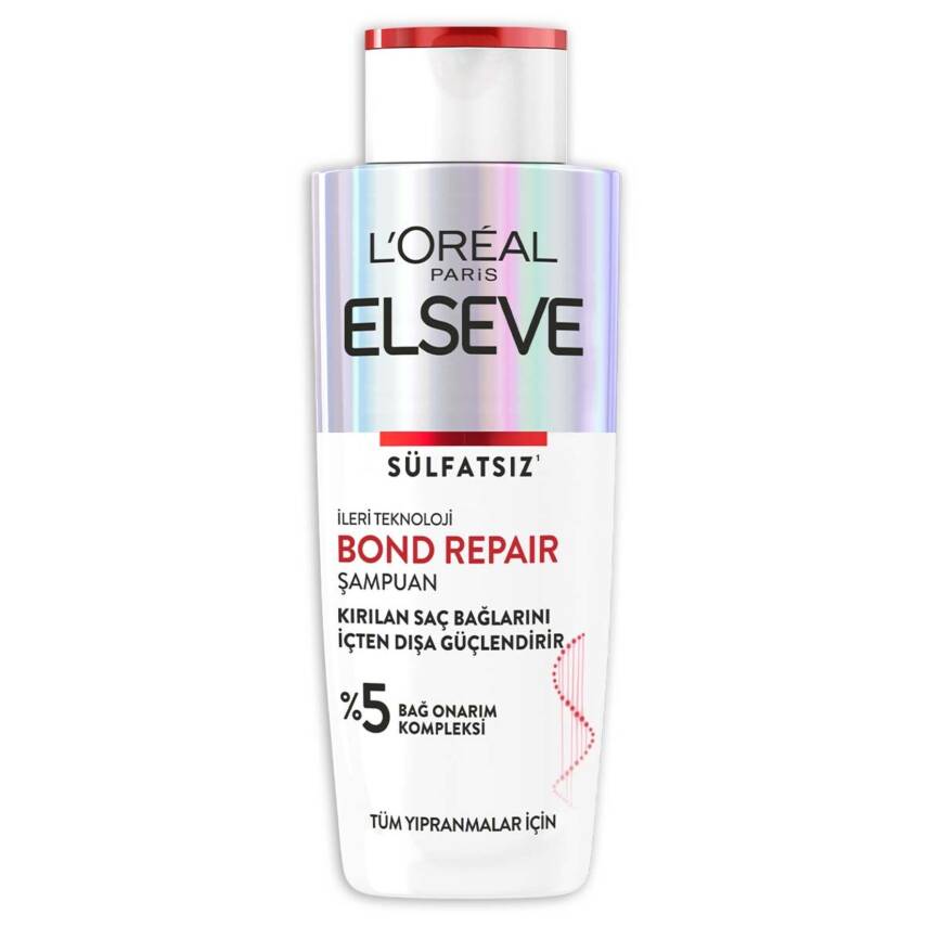 Bond Repair Tüm Yıpranmalar için Saç Bağlarını Güçlendirici Şampuan 200 Ml - 1