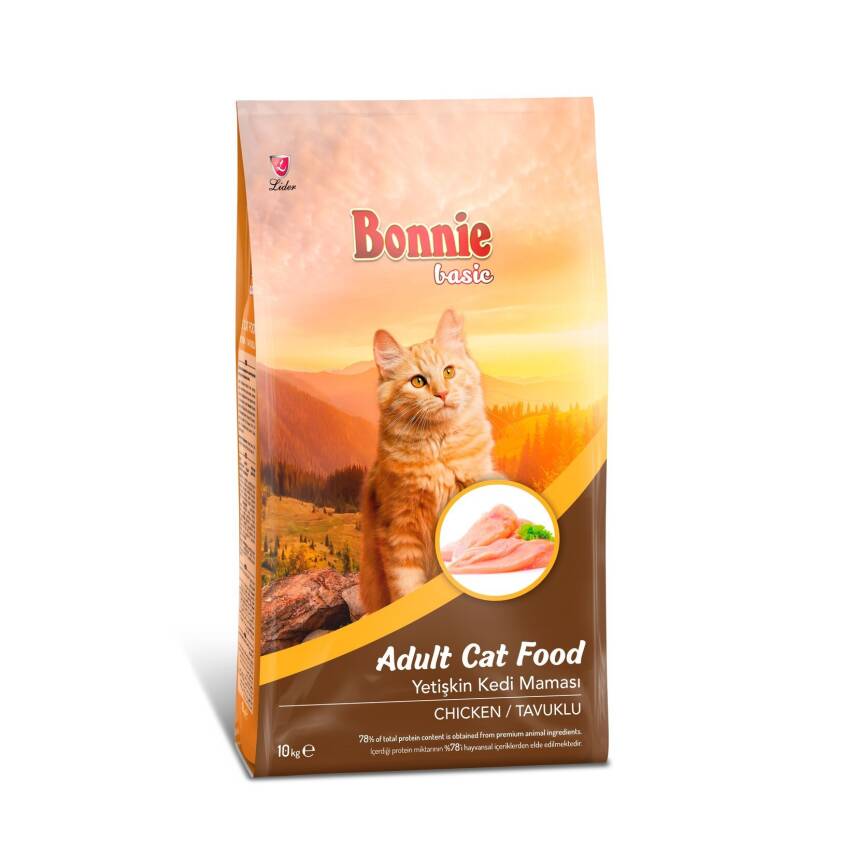 Bonnie Tavuklu Kuru Kedi Maması 10 Kg - 1